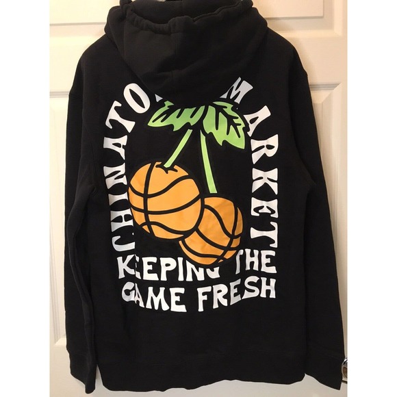 NEW CHINATOWN MARKET Hoodie, LARGE, Keeping the Game Fresh - Picture 1 of 16